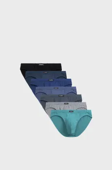 Мужские брифы (7 шт) Разноцветный M Atlantic 7MP-002