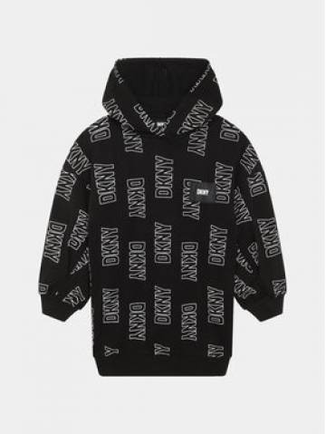 DKNY Трикотажна сукня D32902 S Чорний Regular Fit DKNY Трикотажна сукня D32902 S Чорний Regular Fit