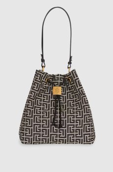 Черный рюкзак Pulse в монограммы шаблон