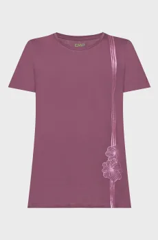 Женская фиолетовая футболка Фиолетовый 34 CMP 33F7766-C904
