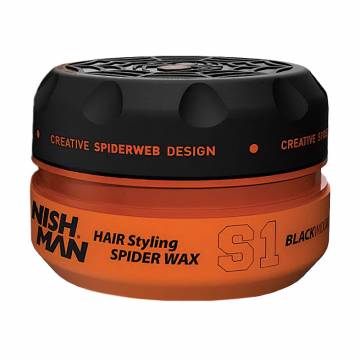Мужской воск-паутинка для укладки волос Nishman Hair Styling Spider Wax S1 Black Widow, 150 мл Мужской воск-паутинка для укладки волос Nishman Hair Styling Spider Wax S1 Black Widow, 150 мл