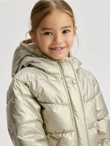 Reserved - GIRLS` OUTER JACKET - золотий - 220EX-GLD