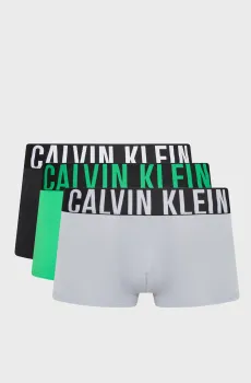 Мужские боксеры (3 шт) LOW RISE TRUNK Зеленый L Calvin Klein 000NB3611A
