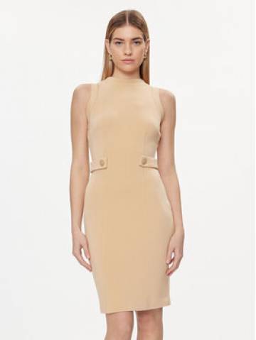 Guess Повсякденна сукня W4GK89 K7UW2 Бежевий Slim Fit Guess Повсякденна сукня W4GK89 K7UW2 Бежевий Slim Fit