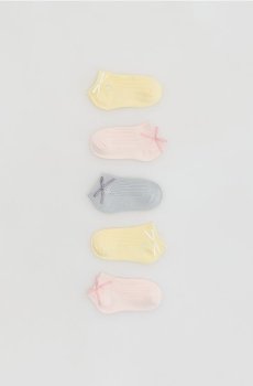 Reserved - Бавовняні шкарпетки 5 шт. - різнобарвний - 657EB-MLC