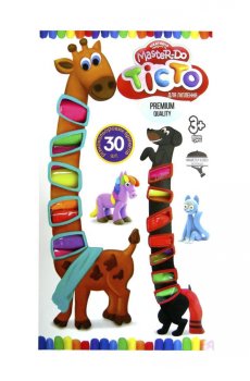 Детский набор теста для лепки Danko Toys Master-Do 30 цветов, от 3 лет (TMD-19-01U)