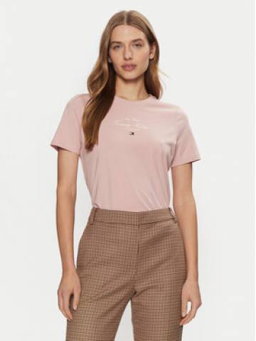 Tommy Hilfiger Футболка WW0WW43895 Рожевий Regular Fit