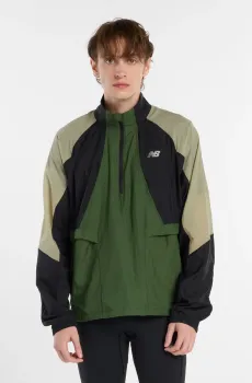 Мужской зеленый анорак Better Run Зеленый M New Balance MO53206GAS