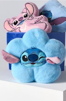 Декоративна подушка Stitch - light blue