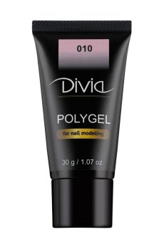 Уценка! Полигель для наращивания ногтей Divia Polygel 010, 30 г