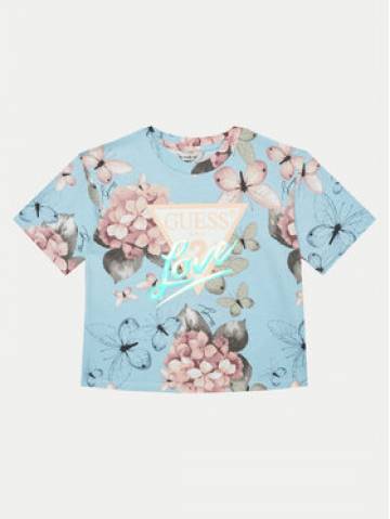 Guess Футболка J5RI05 K6YW4 Блакитний Boxy Fit Guess Футболка J5RI05 K6YW4 Блакитний Boxy Fit