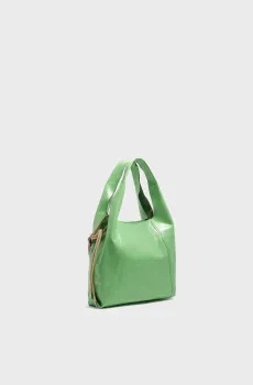Женская салатовая кожаная сумка Салатовый ONESIZE Bimba Y Lola 261BBAJ8C.12520