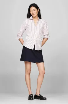 Женская темно-синяя юбка CORE STRAIGHT SHORT Синий S Tommy Hilfiger WW0WW42251