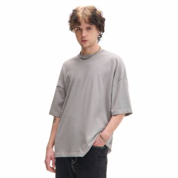 Cropp - Гладка футболка - light grey Cropp - Гладка футболка - light grey