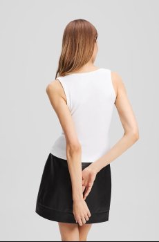 Хлопковый топ Karl Lagerfeld