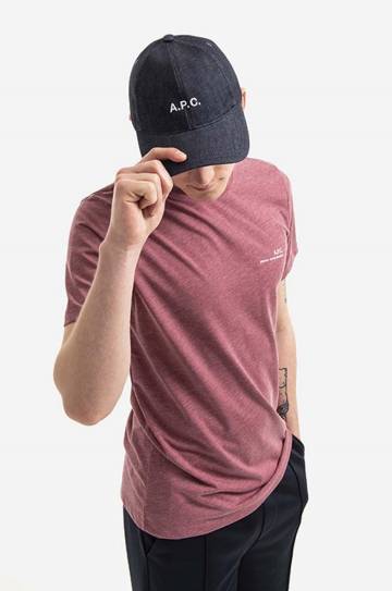Кепка A.P.C. Casquette Charlie цвет синий с аппликацией COCSX.M24069-INDIGO Кепка A.P.C. Casquette Charlie цвет синий с аппликацией COCSX.M24069-INDIGO