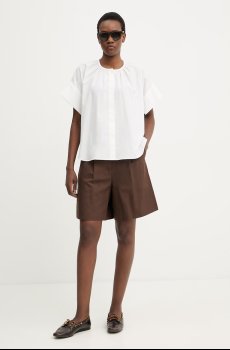 Хлопковая рубашка Weekend Max Mara EDUCATA