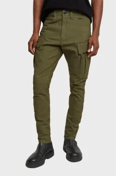 Мужские оливковые карго 3D Skinny Cargo 2.0 Оливковый 36-32 G-Star RAW D24307,D504