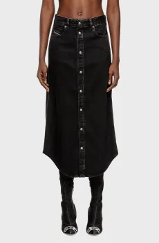 Женская черная джинсовая юбка DE-ARD-LONG Черный 26 Diesel A18107 068KE