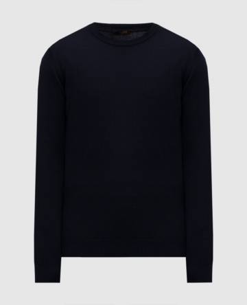 Синий джемпер ORVIETO из кашемира и шелка