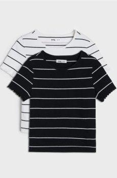 Бавовняні футболки 2 pack - різнобарвний