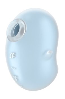 Клиторальный вакуумный стимулятор Satisfyer Cutie Ghost Double Air Pulse Vibrator голубой, 1 шт