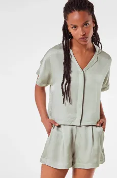 Женская мятная рубашка PALMA Ментоловый M Etam 6535087