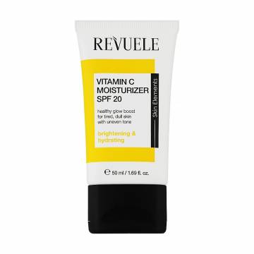 Увлажняющий дневной крем для лица Revuele Vitamin C Moisturizer, SPF 20, с витамином C, 50 мл Увлажняющий дневной крем для лица Revuele Vitamin C Moisturizer, SPF 20, с витамином C, 50 мл