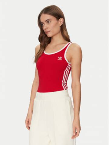 adidas Боді adicolor 3-Stripes JD4632 Червоний Slim Fit adidas Боді adicolor 3-Stripes JD4632 Червоний Slim Fit