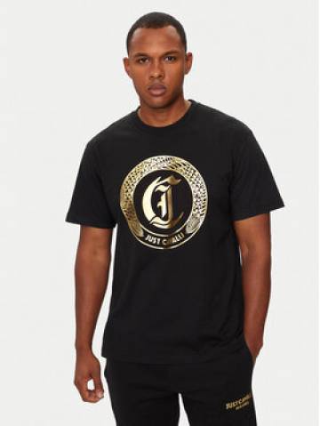 Just Cavalli Футболка 77OAHT01 Чорний Regular Fit Just Cavalli Футболка 77OAHT01 Чорний Regular Fit