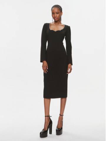 Nissa Коктейльна сукня RS14259 Чорний Slim Fit Nissa Коктейльна сукня RS14259 Чорний Slim Fit