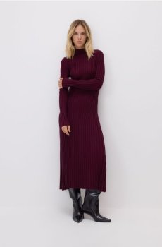 Reserved - Сукня максі - темно-фіолетовий - 378HK-49X