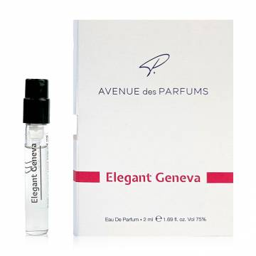 Avenue des Parfums Elegant Geneva Парфюмированная вода женская, 2 мл (пробник) Avenue des Parfums Elegant Geneva Парфюмированная вода женская, 2 мл (пробник)