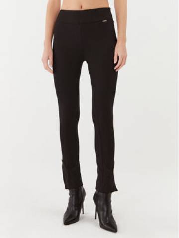 Liu Jo Штани з тканини MF3100 J9189 Чорний Slim Fit Liu Jo Штани з тканини MF3100 J9189 Чорний Slim Fit