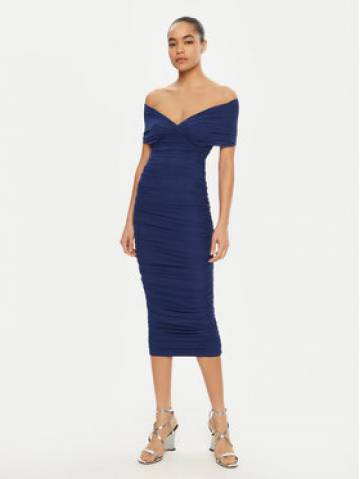 BARDOT Коктейльна сукня 59756DB Голубий Slim Fit BARDOT Коктейльна сукня 59756DB Голубий Slim Fit