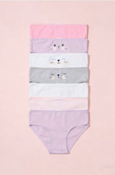 Трусики сліп 7 штук у наборі - різнобарвний