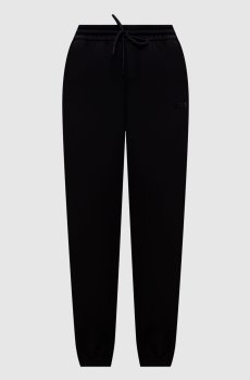 Черные джоггеры Nev с фактурным логотипом