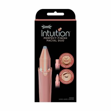 Электрический триммер Wilkinson Sword Intuition Perfect Finish Facial Duo для лица и бровей, женский Электрический триммер Wilkinson Sword Intuition Perfect Finish Facial Duo для лица и бровей, женский