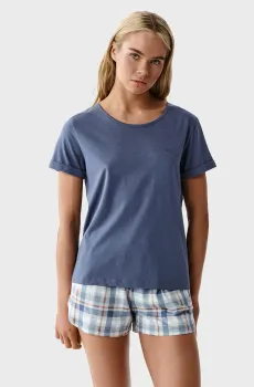 Женская пижама (футболка, шорты) Разноцветный L Atlantic NLP-512