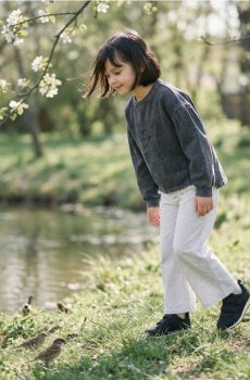 Кофта з круглим вирізом - темно-сірий