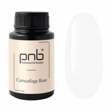 Камуфлирующая каучуковая база для гель-лака PNB UV/LED Camouflage Base, Porcelain, 30 мл Камуфлирующая каучуковая база для гель-лака PNB UV/LED Camouflage Base, Porcelain, 30 мл