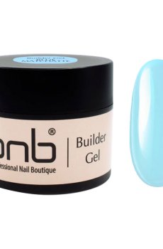 Моделирующий гель для ногтей PNB UV/LED Builder Gel, Blue Matchatte, 15 мл