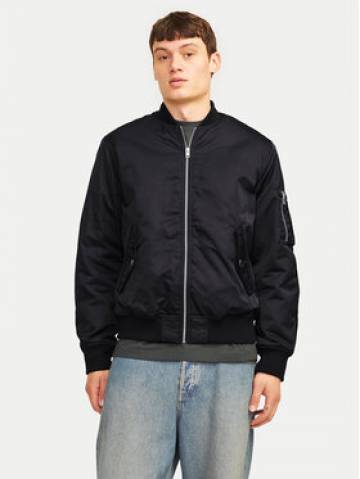 Jack&Jones Куртка бомбер Ocean 12256857 Чорний Regular Fit Jack&Jones Куртка бомбер Ocean 12256857 Чорний Regular Fit