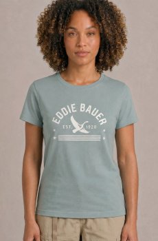 EDDIE BAUER Women Brand Logo Printed T-shirt