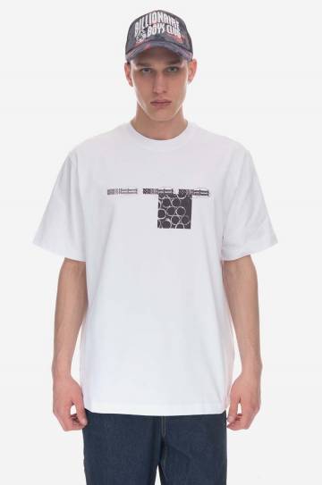 Хлопковая футболка Wood Wood цвет белый с принтом 12245706.2106-WHITE Хлопковая футболка Wood Wood цвет белый с принтом 12245706.2106-WHITE