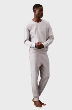 Мужской серый свитшот Серый M Calvin Klein 000NM2708E