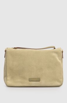 Зеленая замшевая сумка Nora