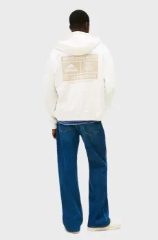 Мужское белое худи RLX DNA Белый L Tommy Jeans DM0DM22378