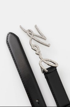 Кожаный ремень Karl Lagerfeld K/SIGNATURE