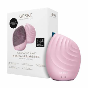 Электронная звуковая щетка для лица Geske Sonic Facial Brush 5 в 1 розовый Электронная звуковая щетка для лица Geske Sonic Facial Brush 5 в 1 розовый